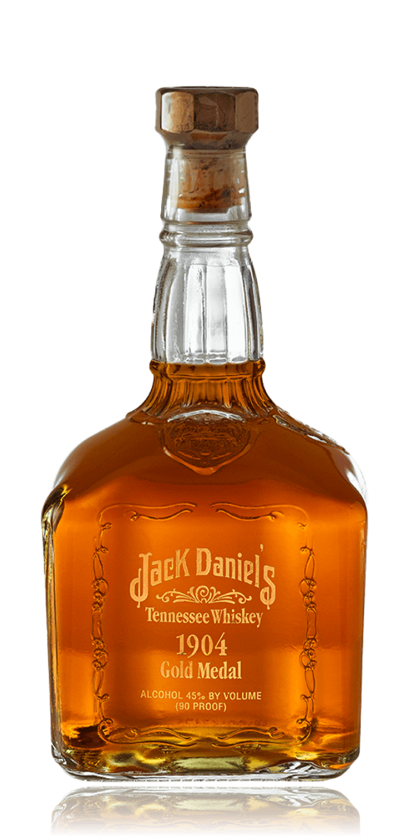 1904-gold-medal-replica-bottle - with reflection