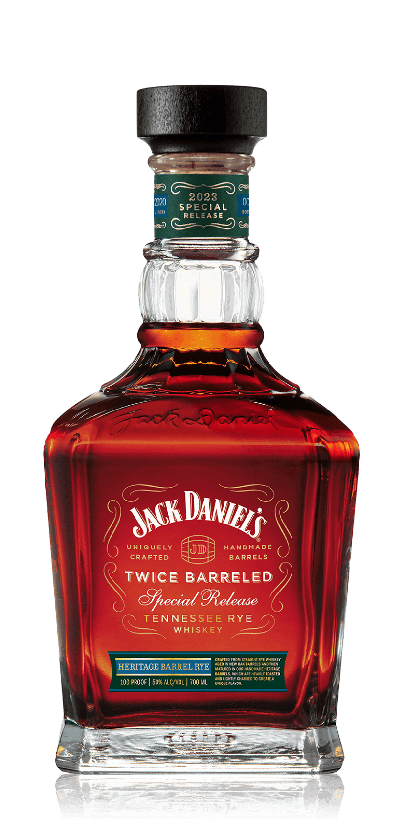 twice-barreled-heritage-barrel-rye - with reflection