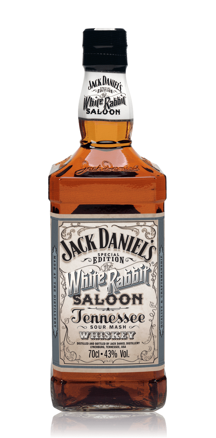 white rabbit saloon - with reflection