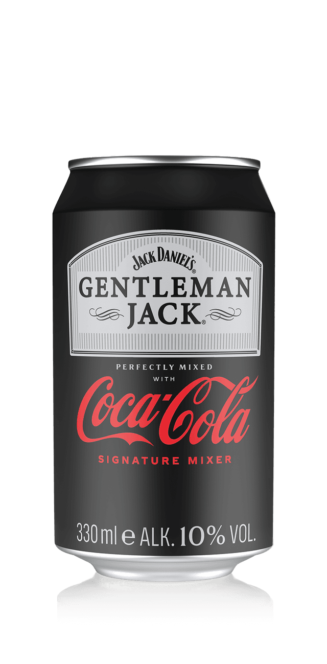 Jack Daniel's Gentleman Jack & Coca-Cola Signature Mixer - 0,33l Dose/ 10% Vol.