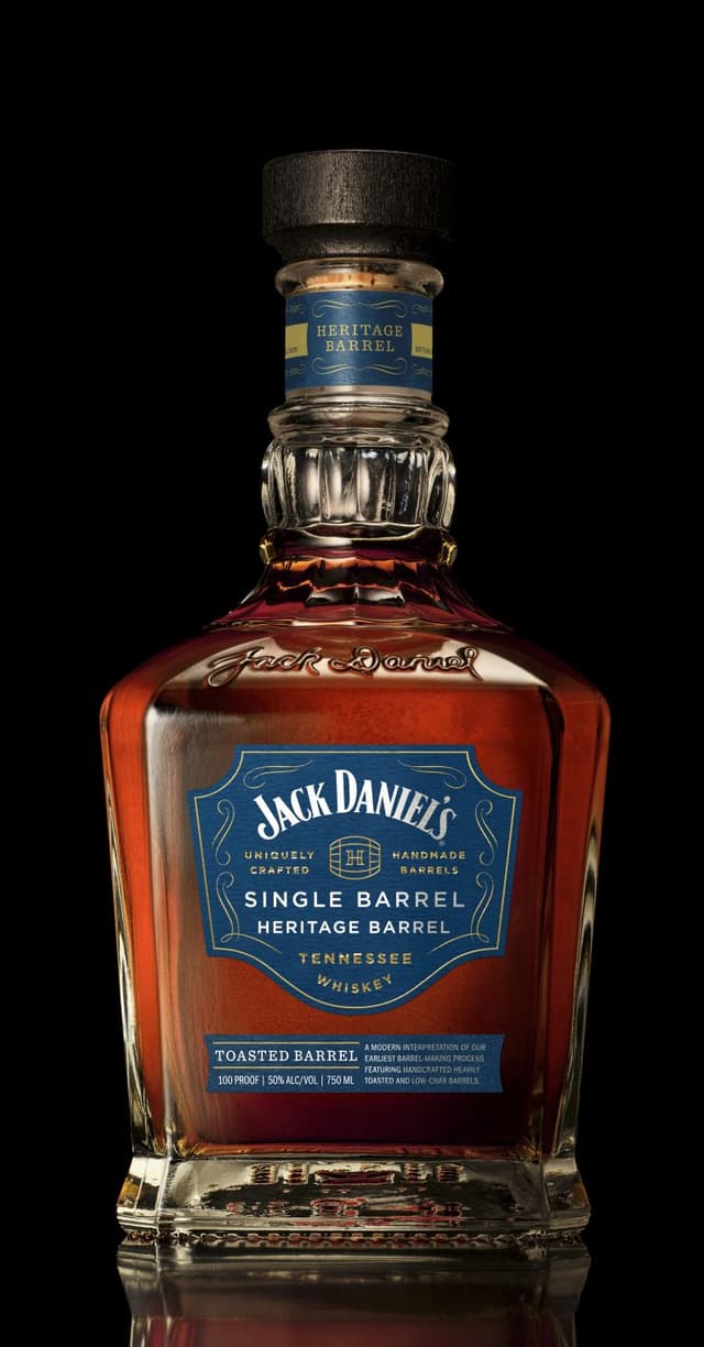 Bottle of Jack Daniel's Single Barrel Heritage Barrel
