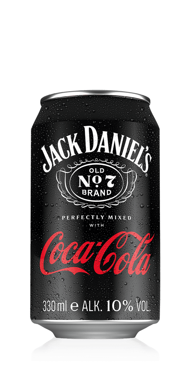 Jack Daniel's Jack & Coca Cola - Tennessee Whiskey - 0,33l Dose/ 10% Vol.